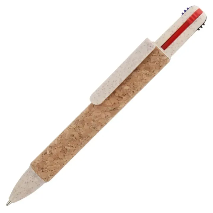 Ball pen 4-color Cork - LT87523 (N0094)